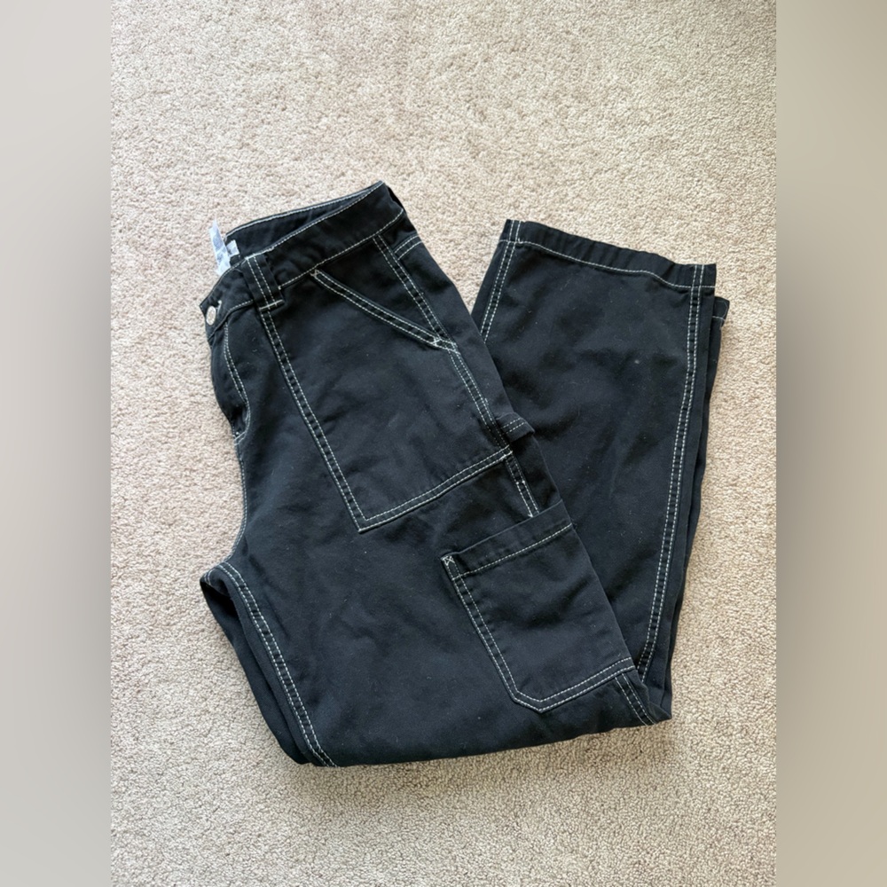 Black & White Garage cargo Pants Size 9